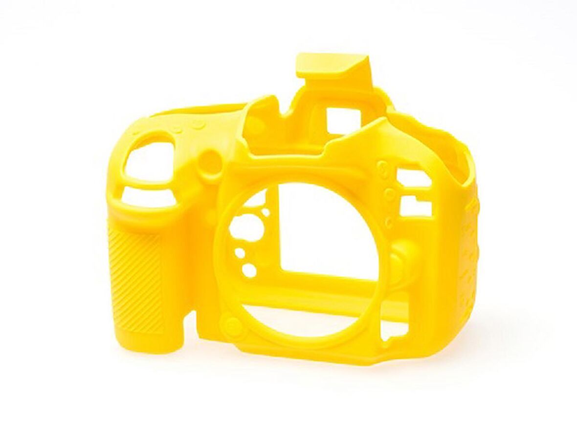 EasyCover Nikon D500 Silikon Kılıf  ECND500Y (Sarı)