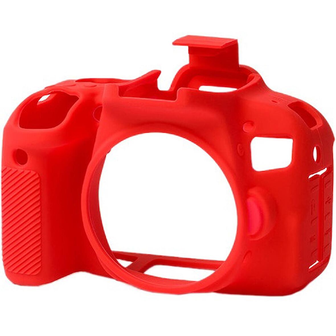 EasyCover Canon 800D Silikon Kılıf ECC800DR (Kırmızı)
