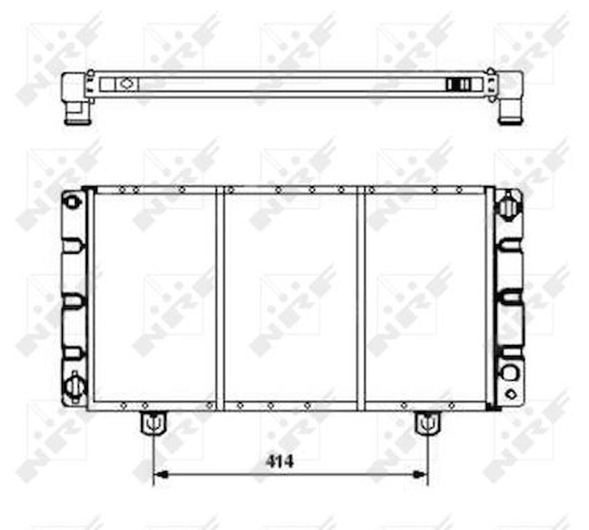 MOTOR SU RADYATORU SAAB 900 2.0  89-94 BAKIR - NRF 504120