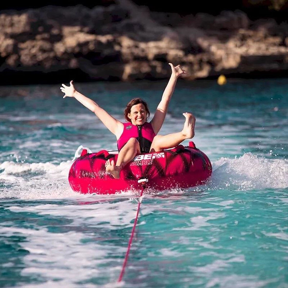 Jobe Rumble 1 Kişilik Pembe Ringo