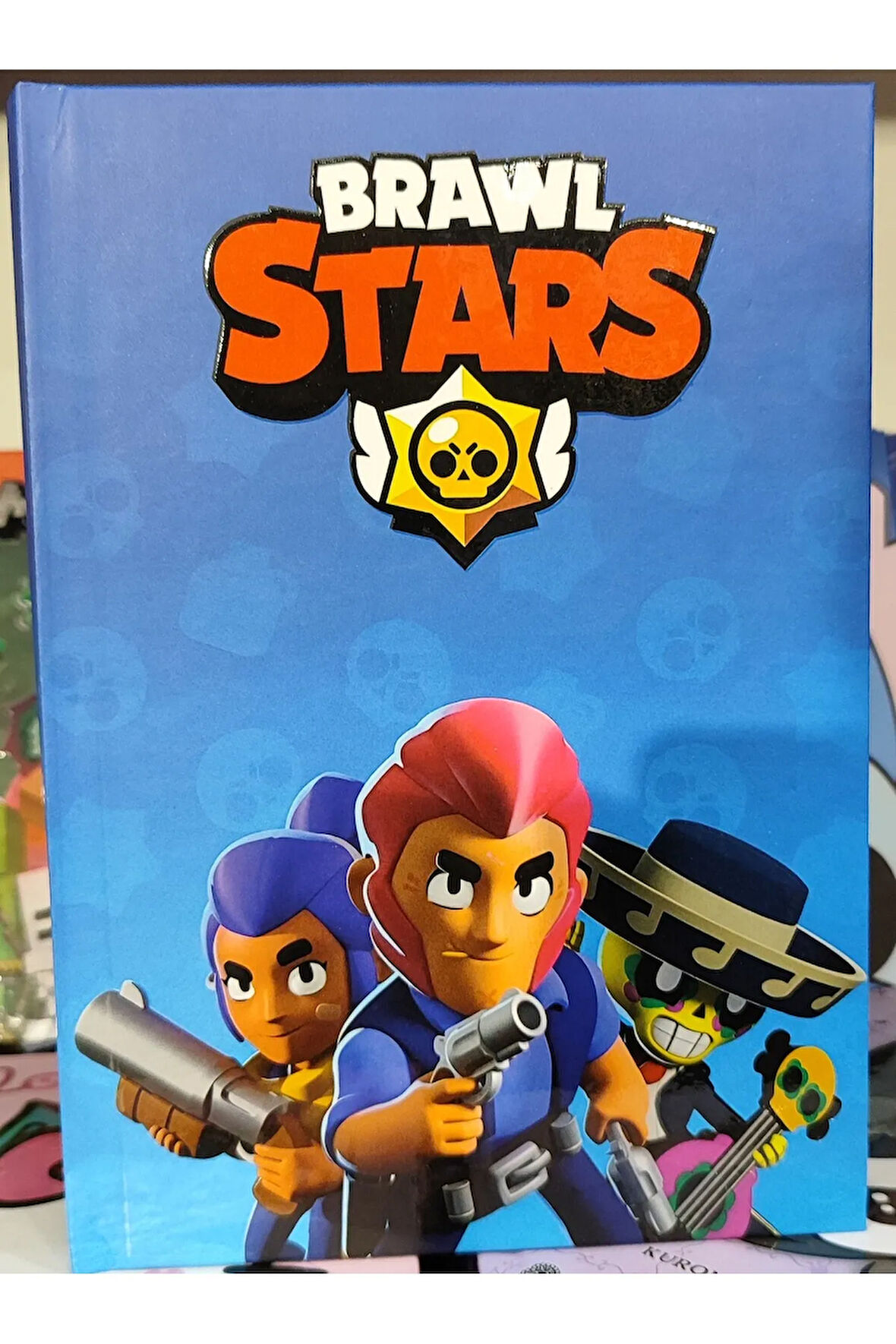 Brawl stars ciltli sert kapak ajanda günlük çok amaçlı çizgili defter