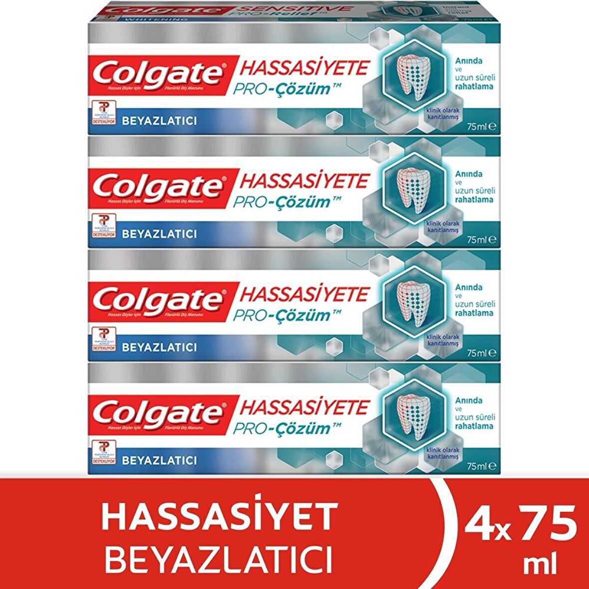 Colgate Hassasiyete Pro Çözüm Beyazlatıcı 4 x 75 Ml 