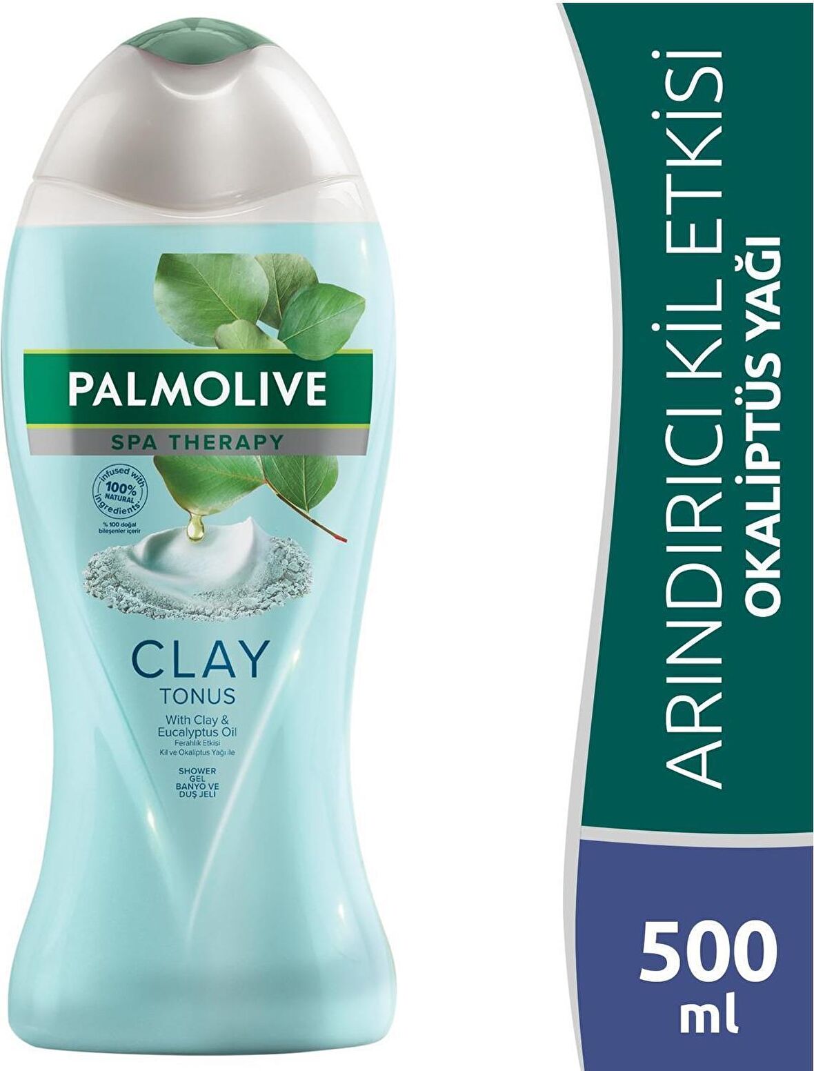 Palmolive Spa Therapy Kil ve Okaliptus Yağı Aromalı Arındırıcı Doğal Tüm Ciltler İçin Duş Jeli 500 ml