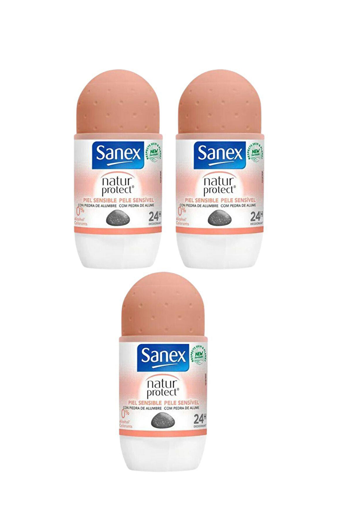 Natur Protect Piel Sensible Roll-on 50 ml (3 Adet)