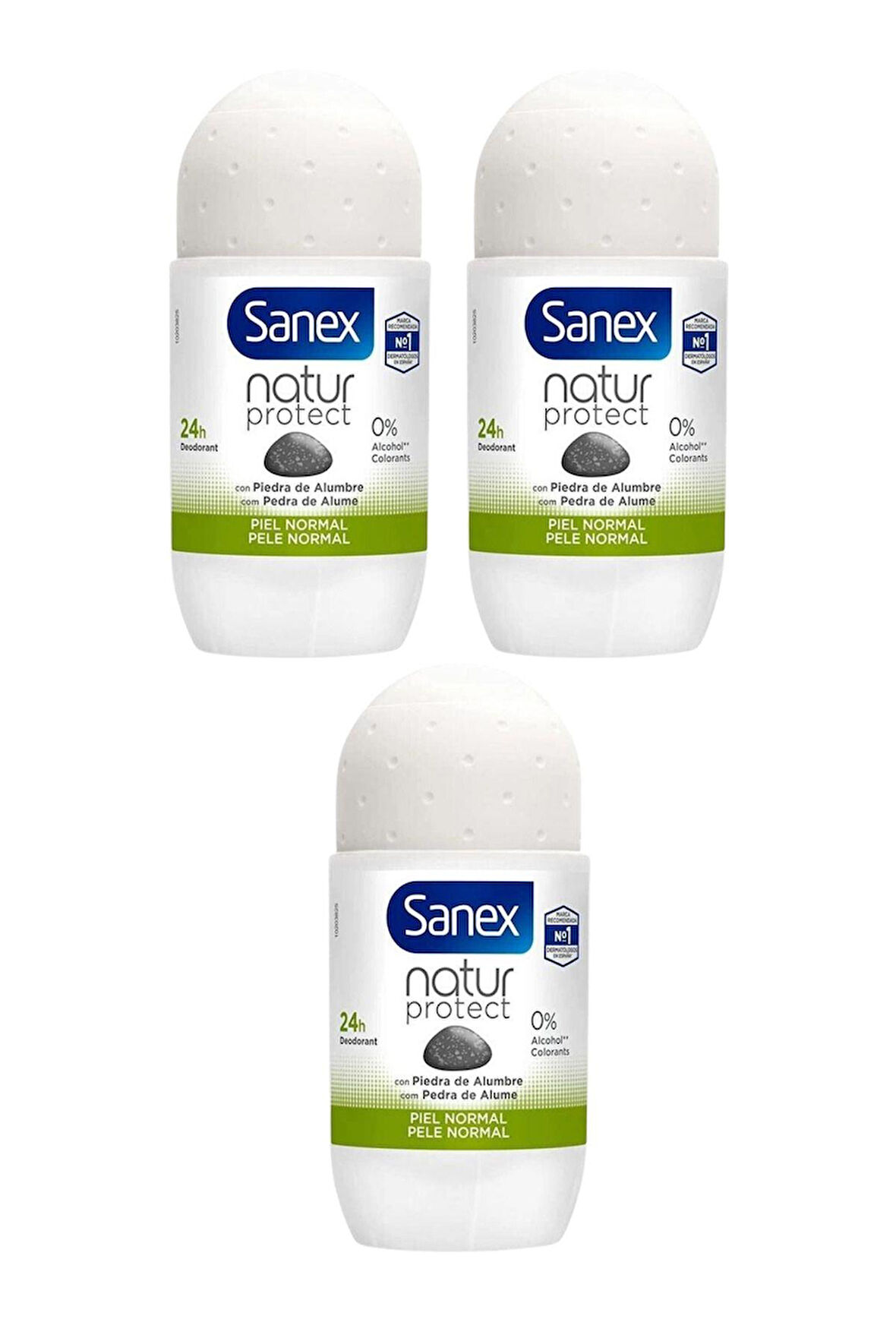 SANEXNatur Protect Piel Normal Roll-on 50ml (3 Adet)