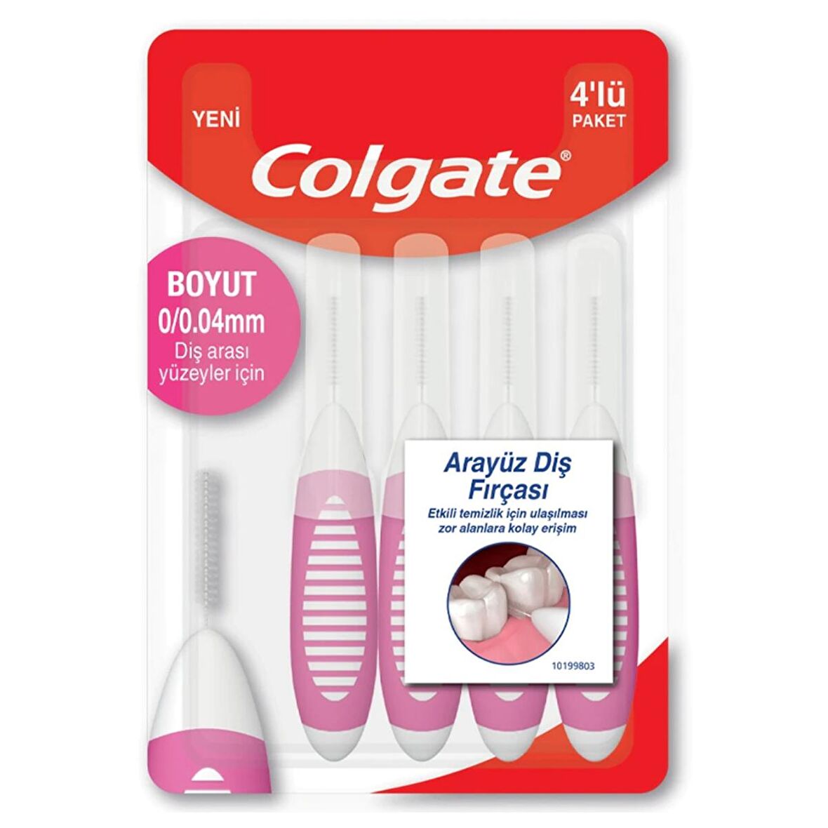 Colgate Arayüz Fırçası 4 Lü 0.04 Mm