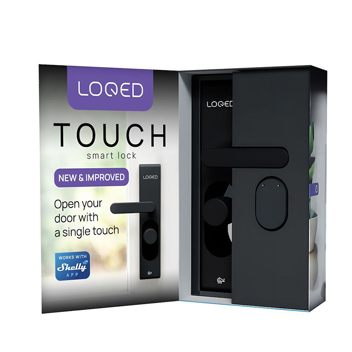 LOQED Touch Akıllı Kapı Kilidi Siyah Edition
