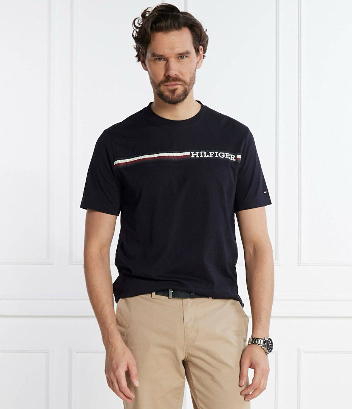 Erkek Regular Fıt Baskı Logolu T-Shirt