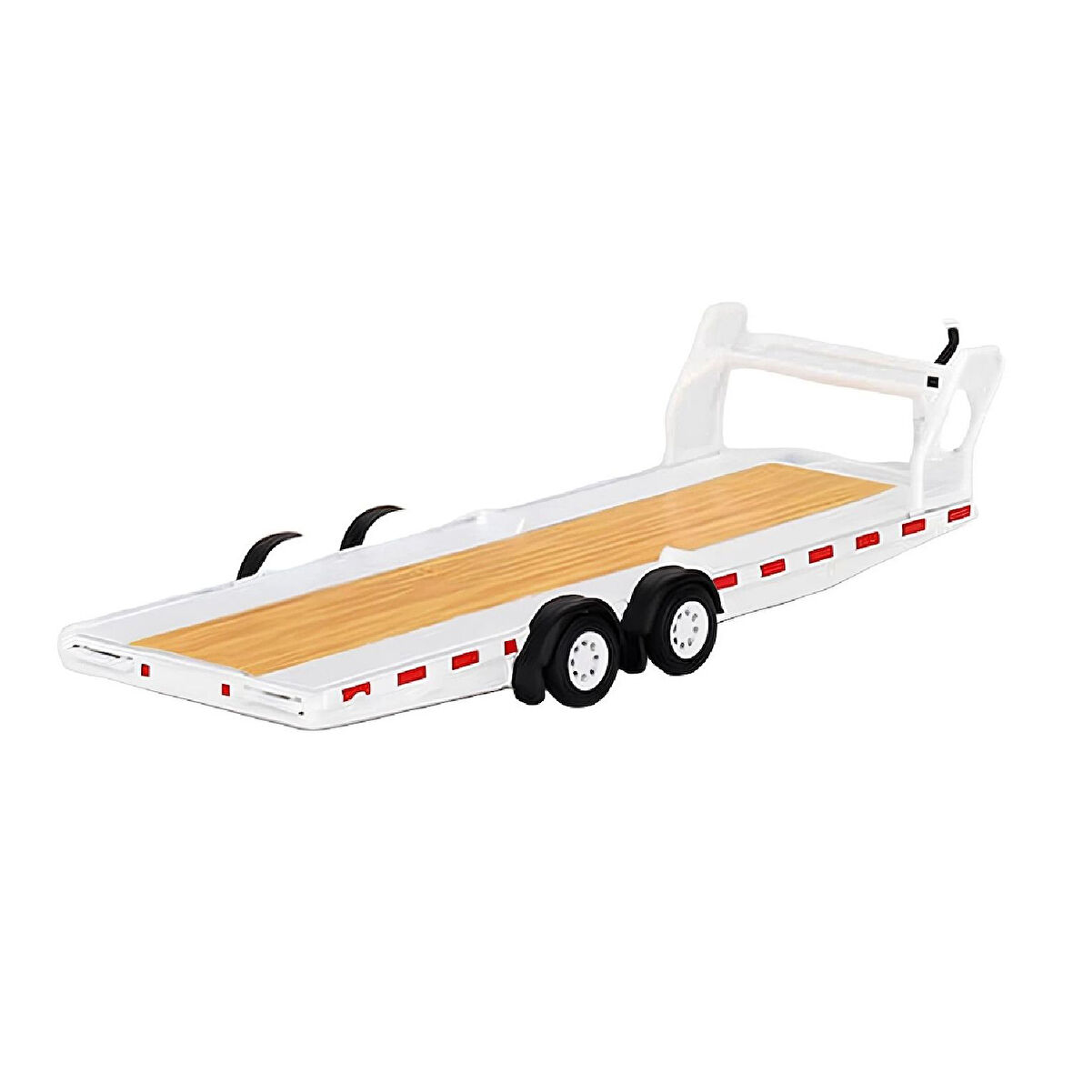 1:64 Diecast Car Hauler Trailer White MGTAC21 Model Mini GT Taşıyıcı Römork