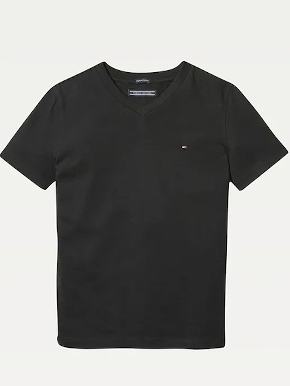 Tommy Hilfiger Erkek Çocuk Organik Pamuklu V Yaka Tişört KB0KB04142055