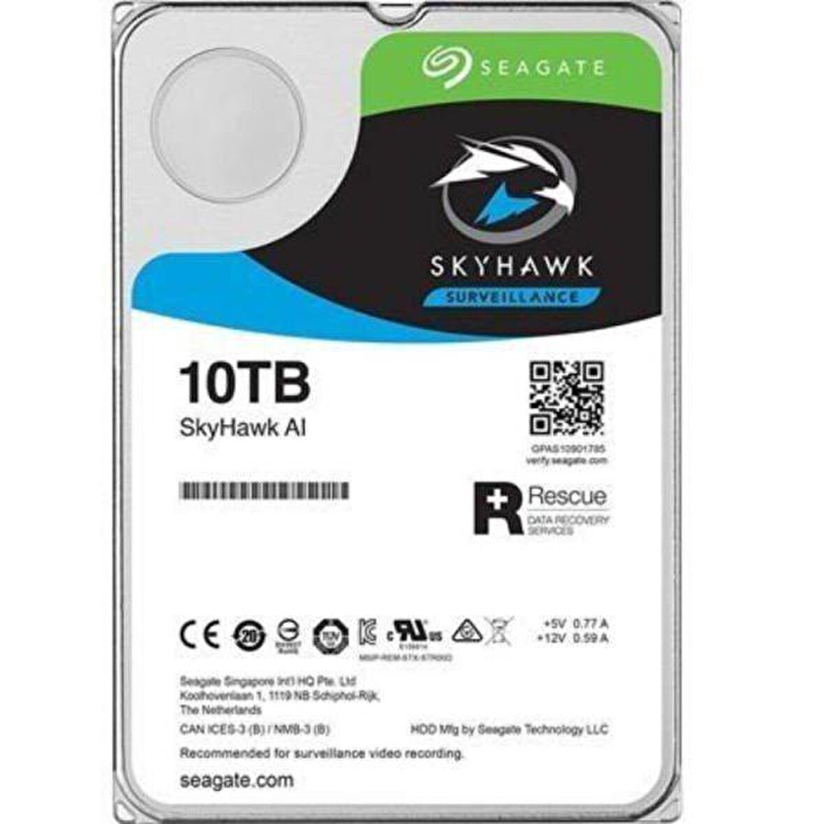 Seagate SkyHawk 3.5 inç 10 TB 7200 RPM Sata 3.0 Harddisk 