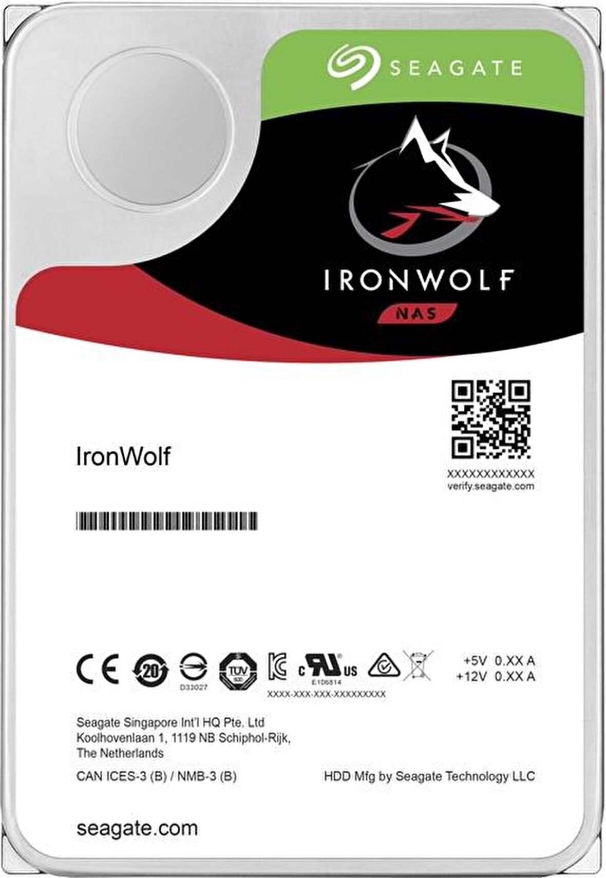 Seagate 8TB IronWolf Sata 3.0 7200RPM 256MB 3.5' Dahili NAS Diski