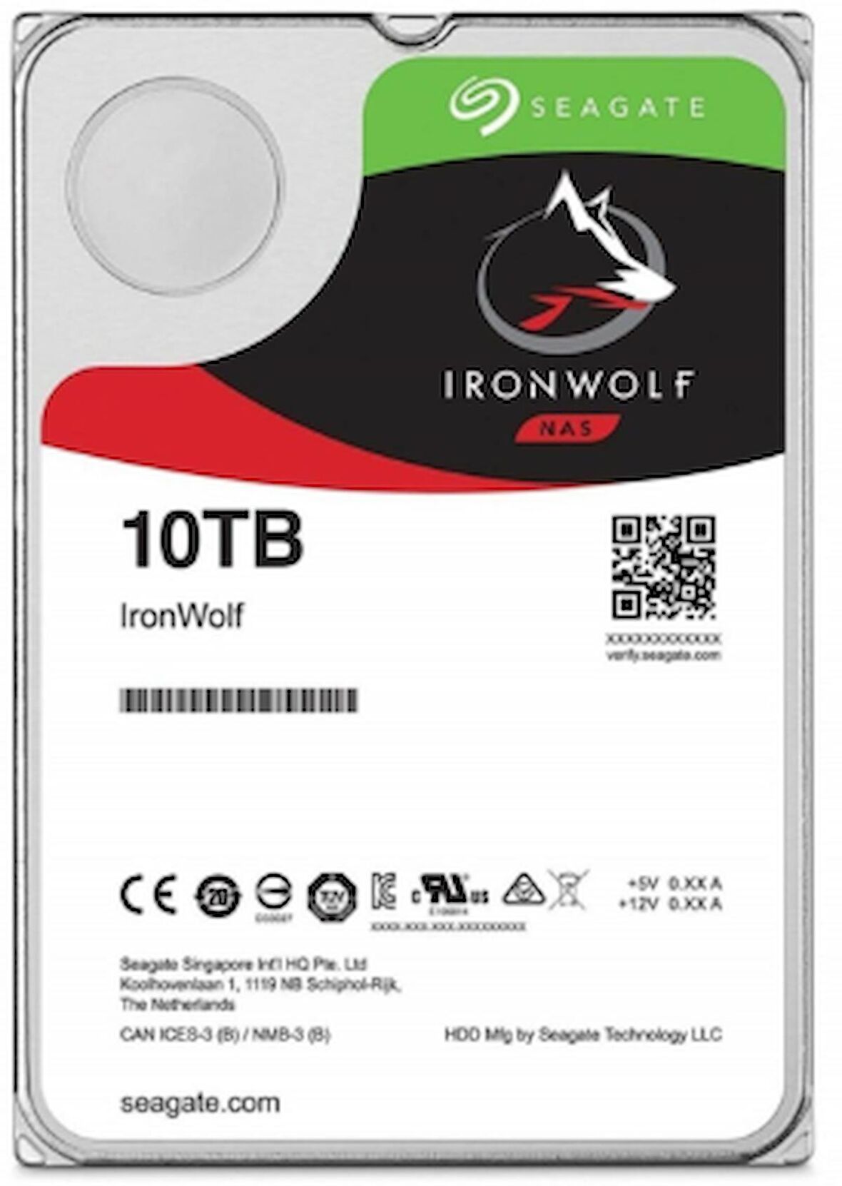 Seagate Ironwolf ST10000VN000 Sata 3.0 7200 RPM 3.5 inç 10 TB Nas Harddisk