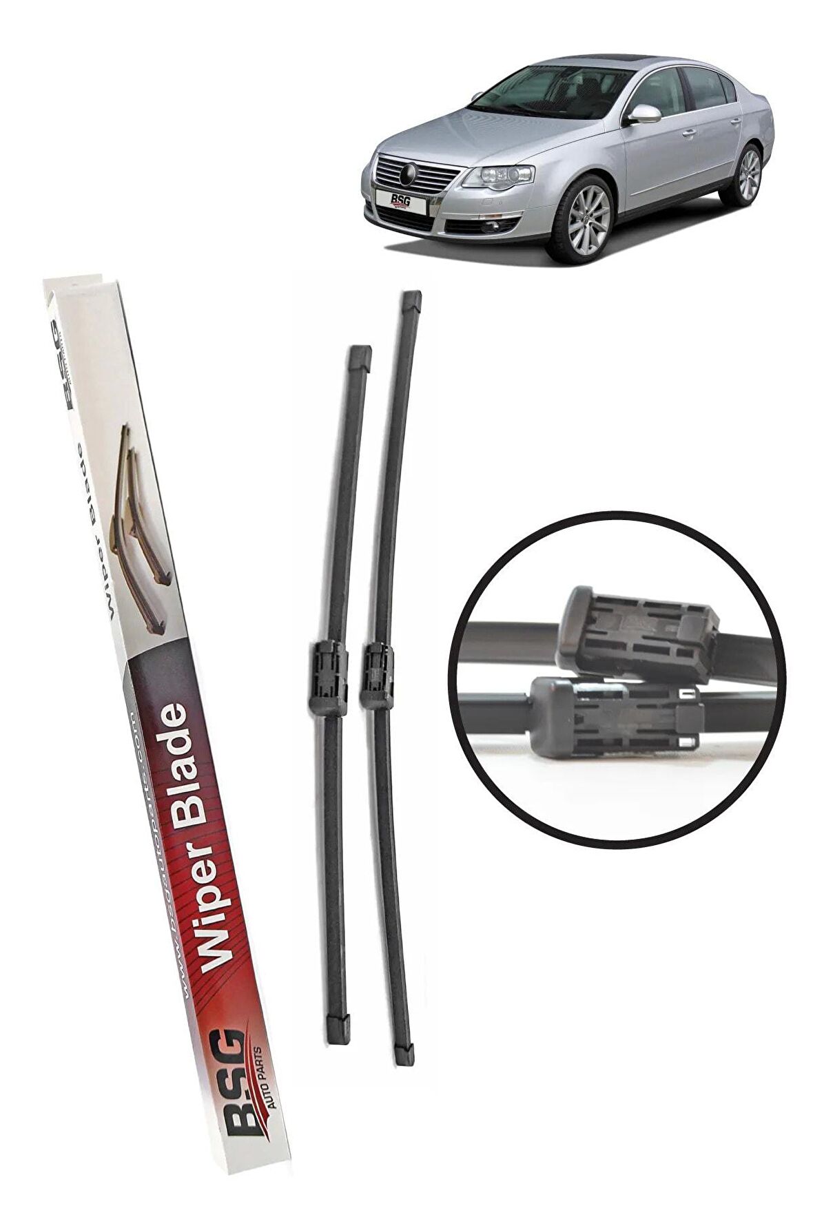 Volkwagen Golf5-golf6-passat Ön Takım Silecek 3397118979 / 119305 (600 X 475 Mm) (muz Tıp) 2…