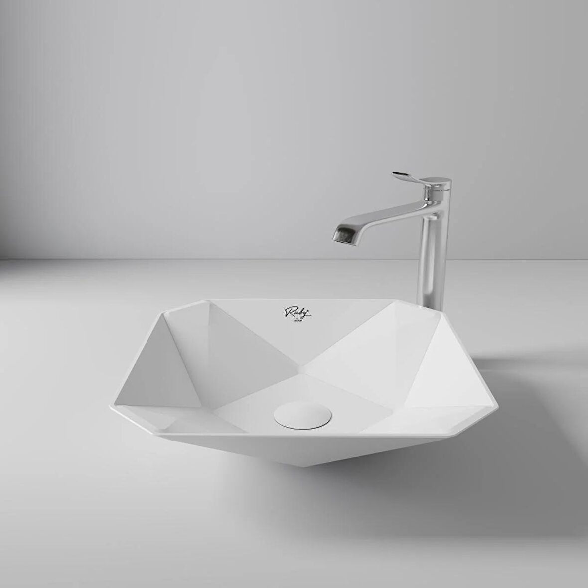 Creavit RB040  Ruby Tezgah Üzeri Lavabo 40x40 cm 