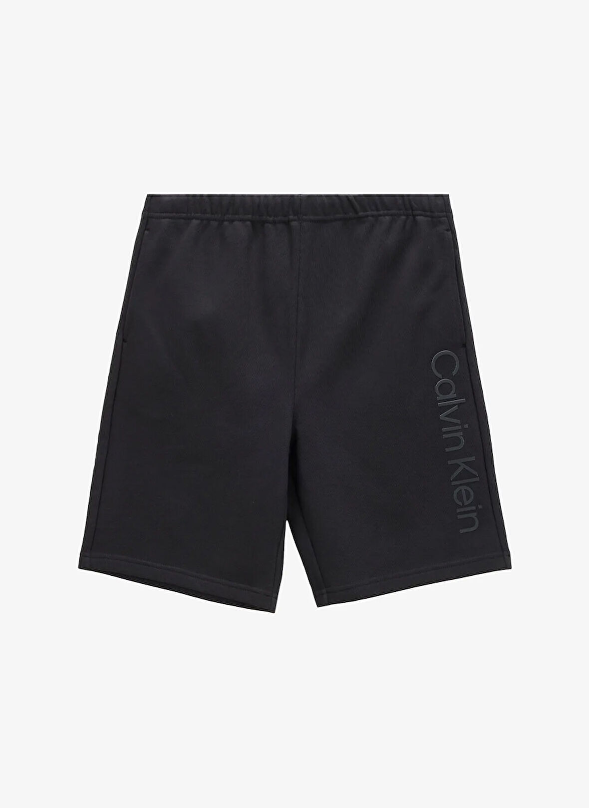 LVGMS5S801UB1-FLEE Siyah Lastikli Bel Normal Kalıp Erkek Şort