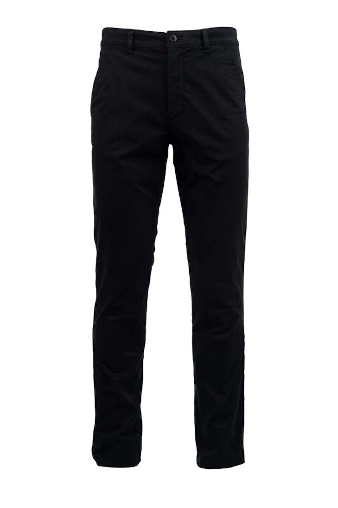 Erkek Slim Fit Pamuklu Chino Pantolon - Siyah | 38/32
