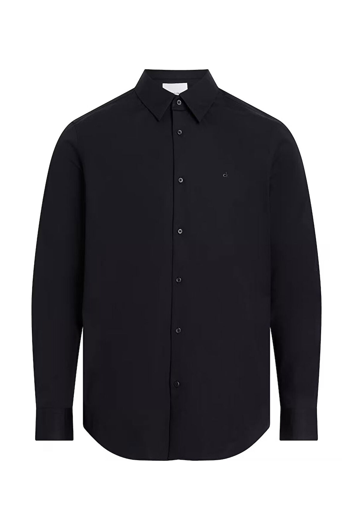 Erkek Uzun Kollu Slim Fit Gömlek - Siyah | XS