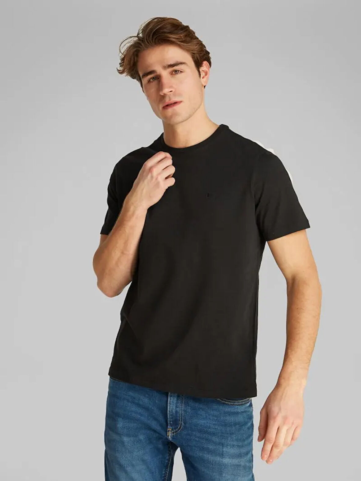 CALVIN KLEIN SS SMOOTH CTTN SOLID CREWNK TEE T-Shirt