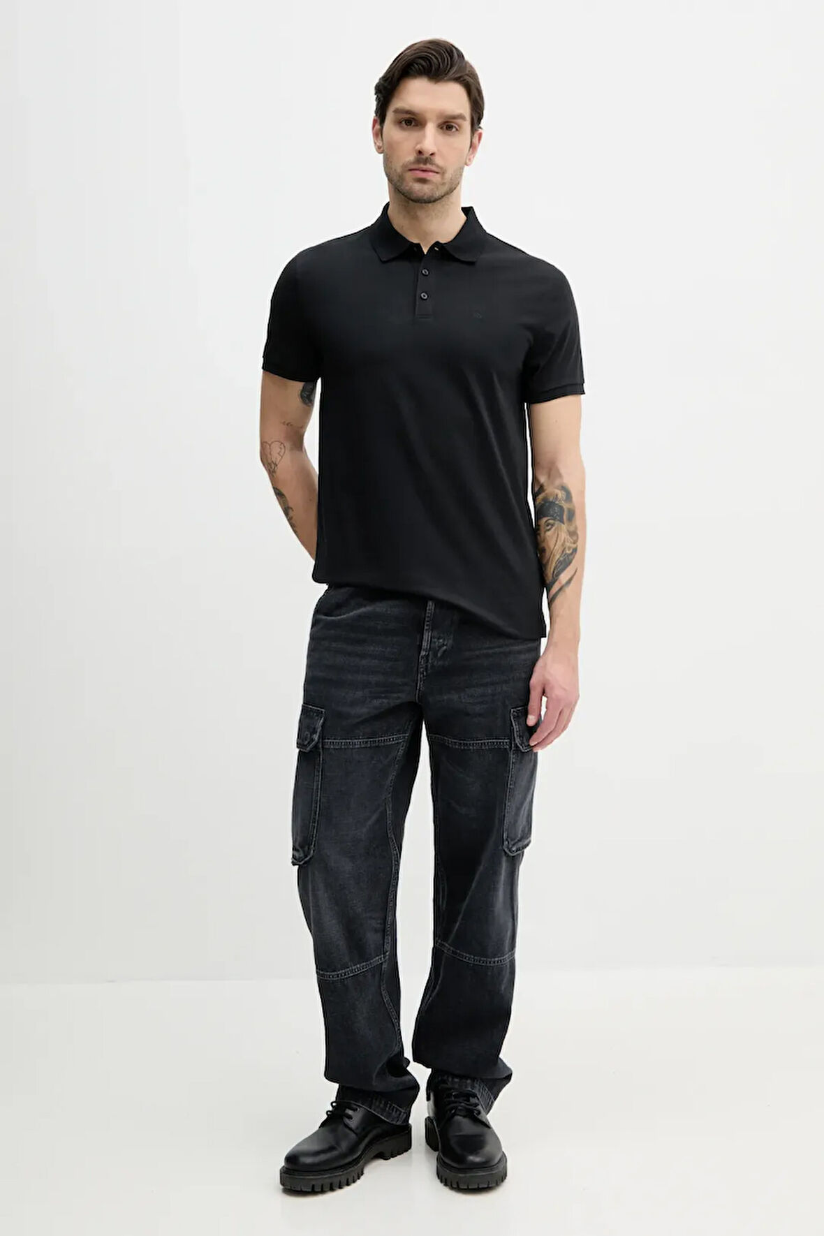 CALVIN KLEIN SS SMOOTH COTTON SOLID POLO Polo Yaka T-shirt