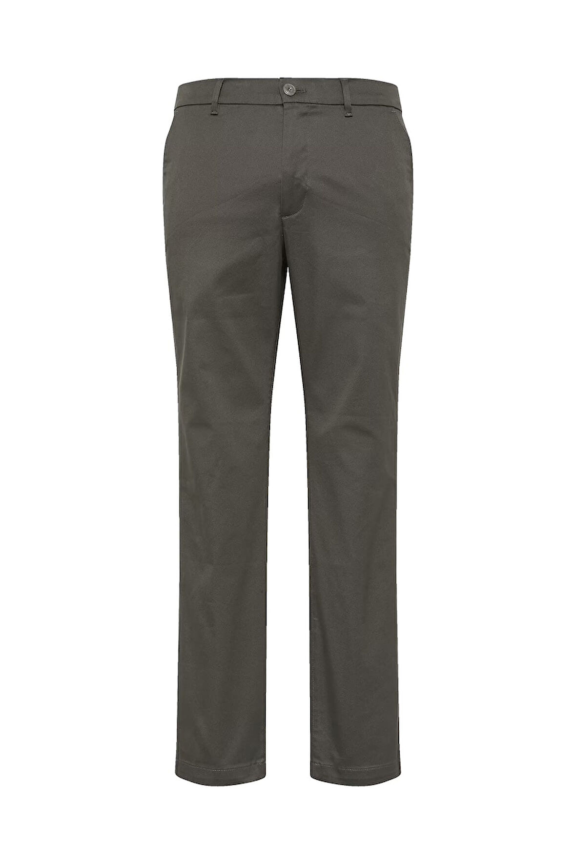Erkek Slim Fit Esnek Pamuklu Chino Pantolon - Haki | 30/30