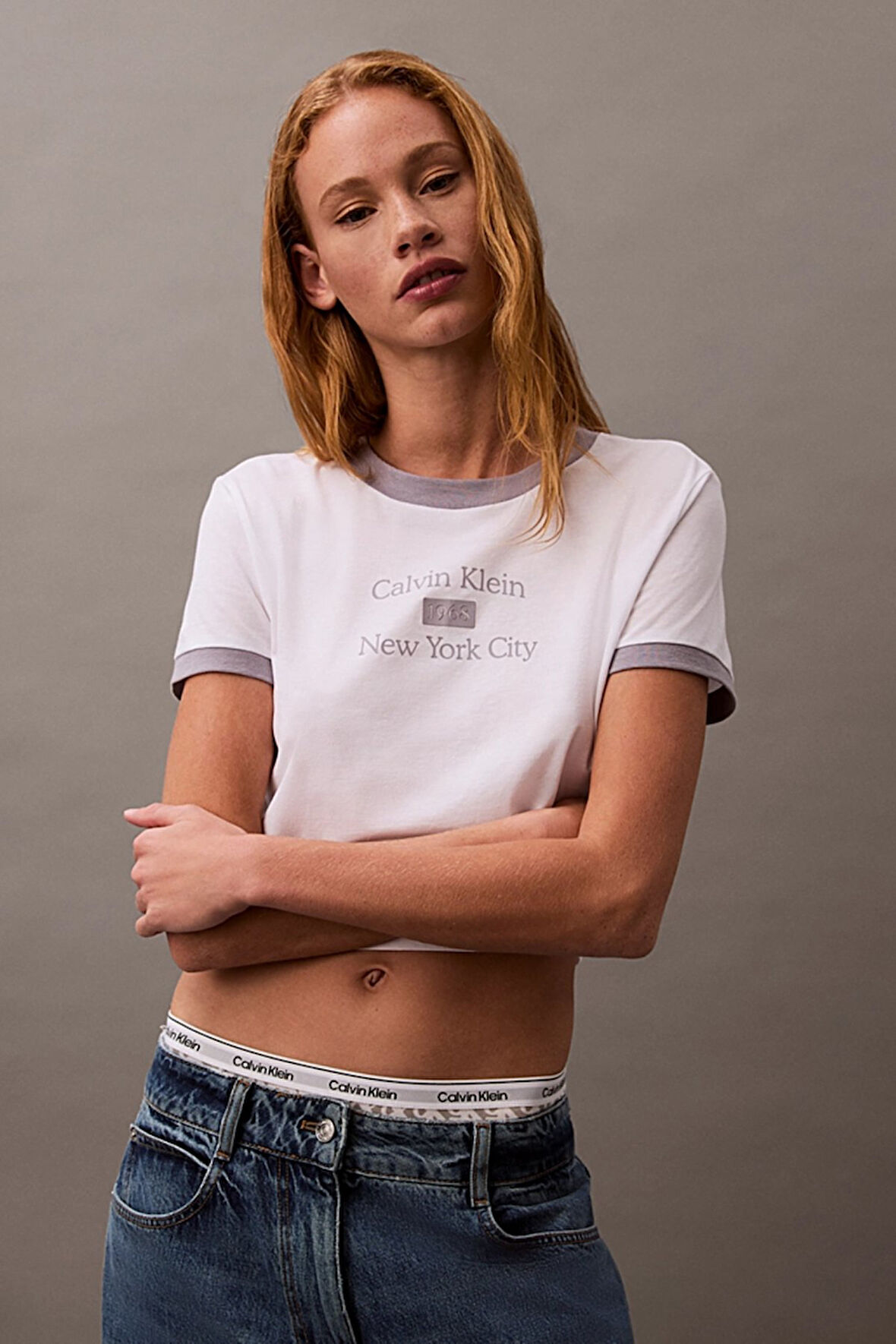 Calvin Klein Kadın Tişört-LV047B808G