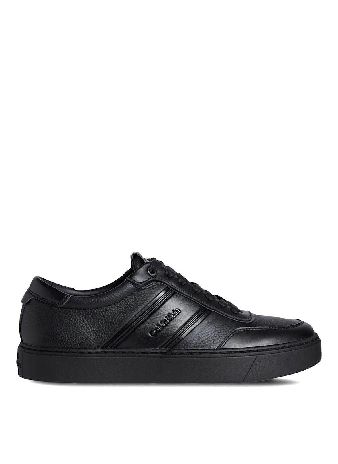 Calvin Klein Siyah Erkek Günlük Ayakkabı CLEAN CUP LOW LACE TAPE
