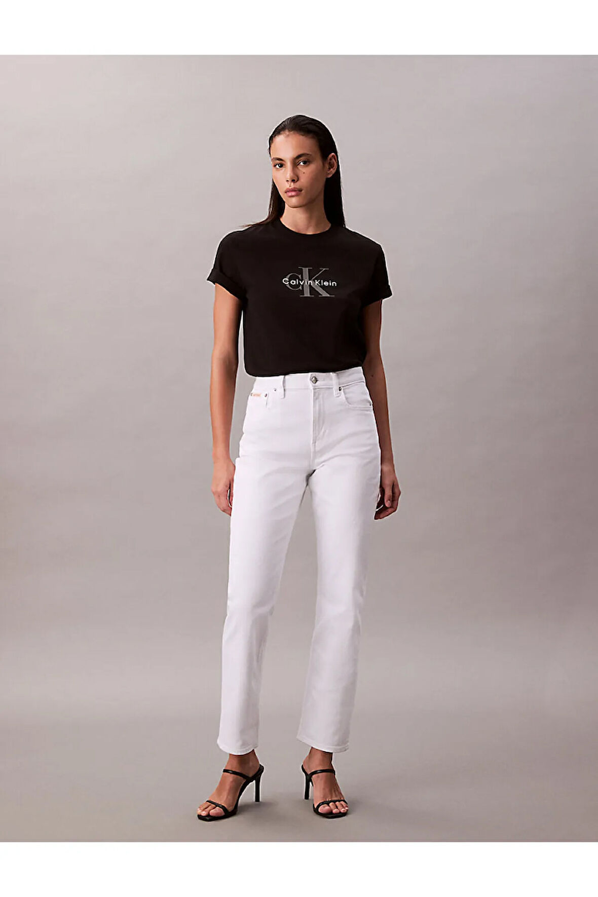 Calvin Klein Kadın Tişört-LV047B865GBLACK