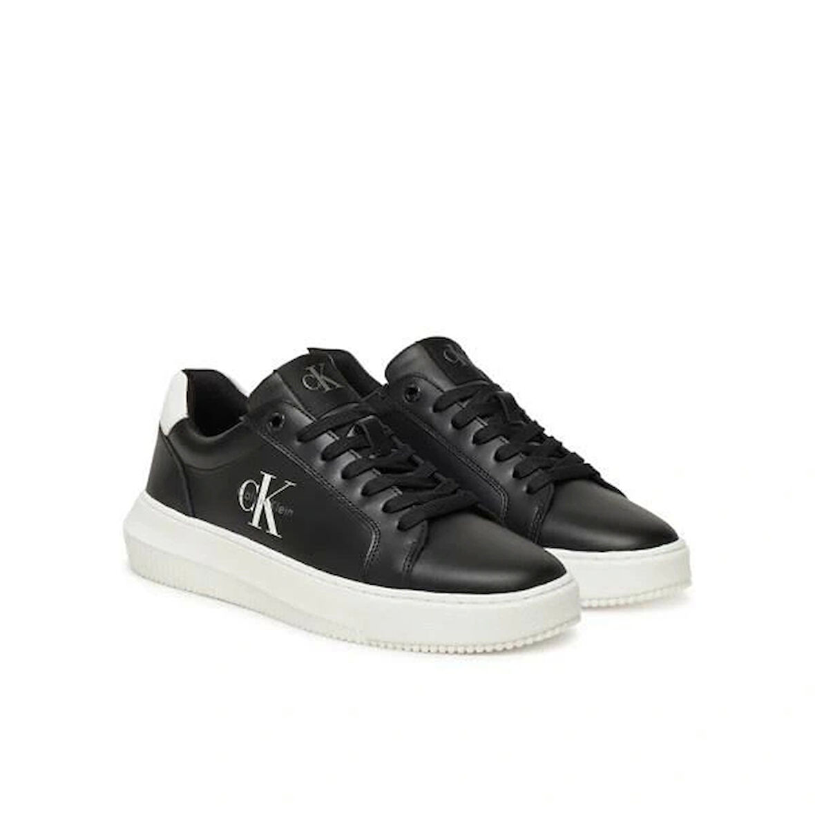 Calvin Klein Jeans CHUNKY CUPSOLE MONO LTH WN Kadın Siyah Sneaker YW0YW01872-0GM