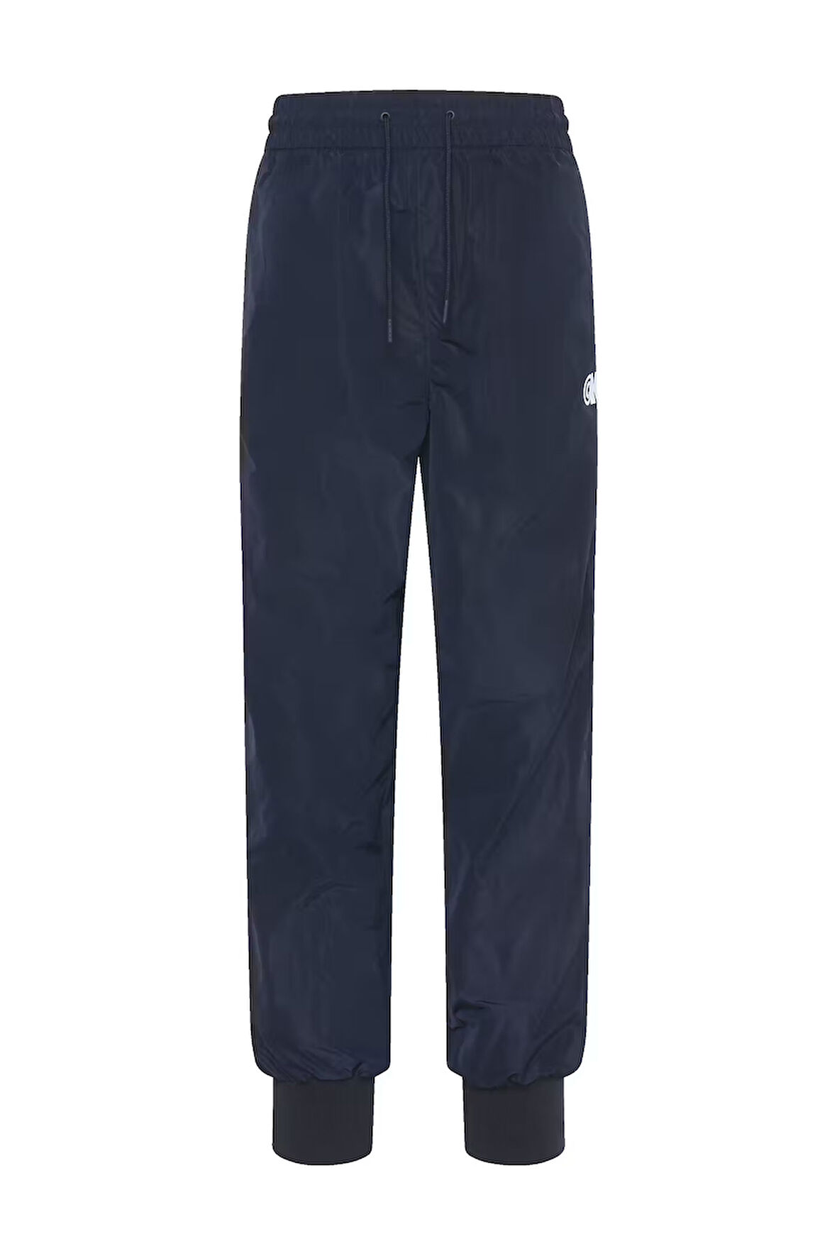 Kadın Beli Bağcıklı Paçası Ribanalı Jogger Pantolon - Lacivert | S