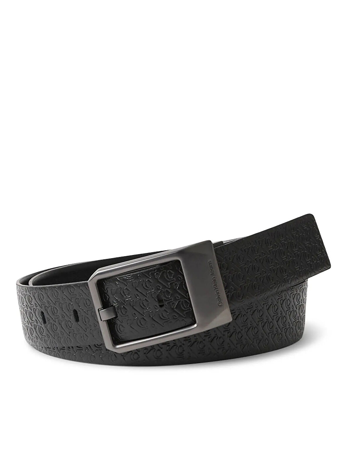 Calvin Klein Erkek Kemer FACETED BUCKLE 35MM AOP ADJ/REV