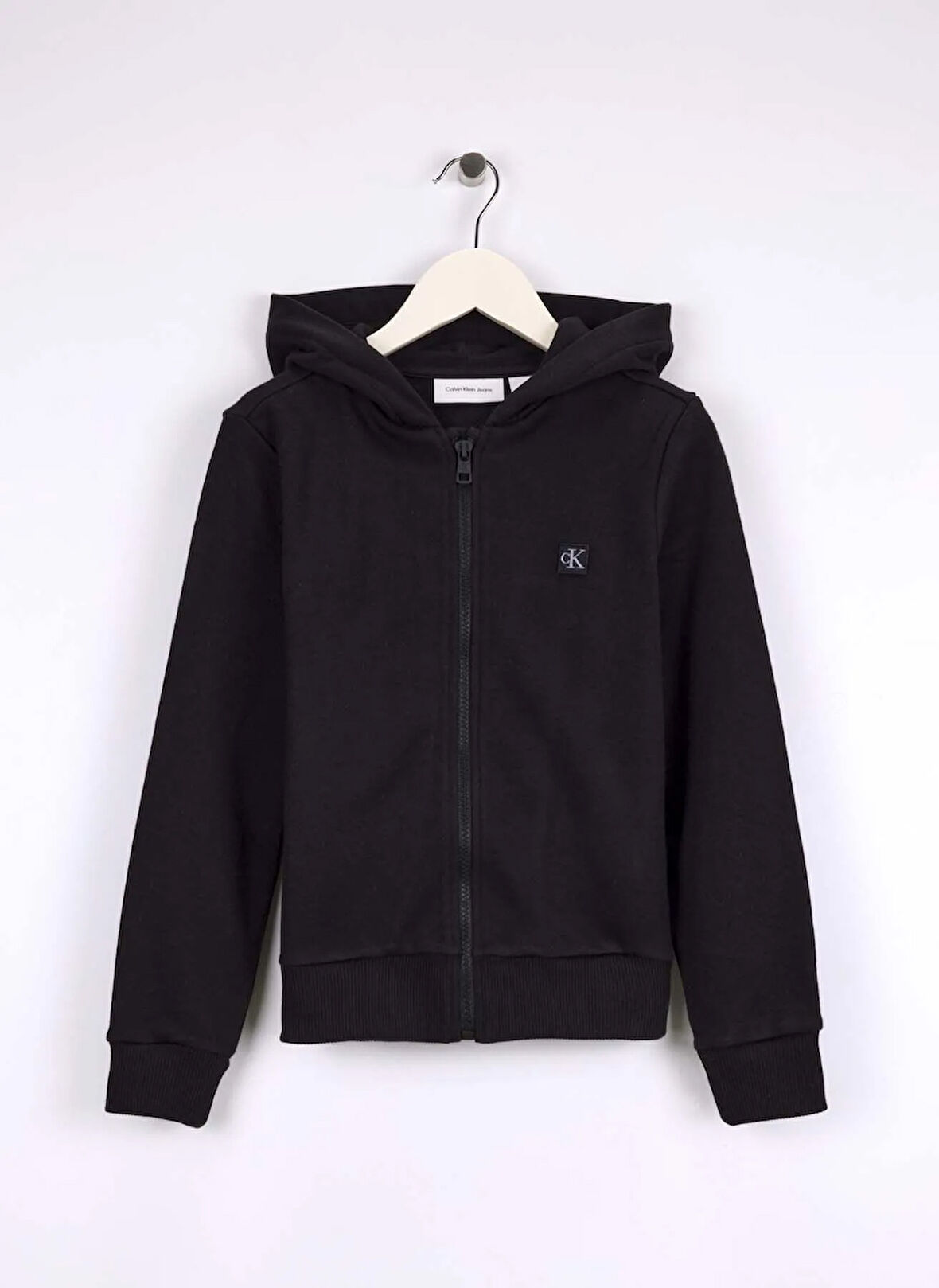 Calvin Klein Düz Kız Çocuk Siyah Sweatshırt IU0IU00707BEH