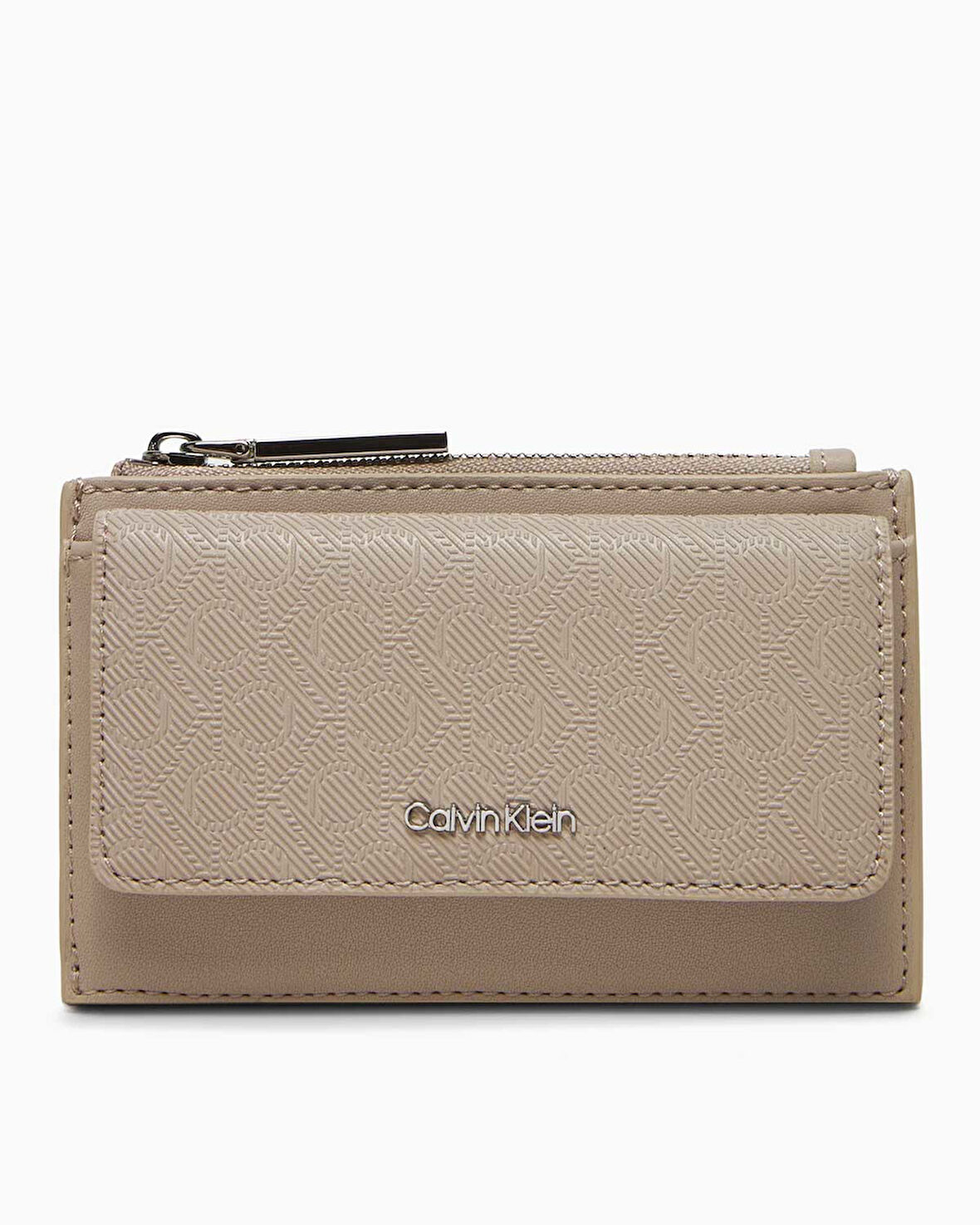 Calvin Klein Mini Monogramlı Katlanabilir 6CC Kadın Kartlık | STD