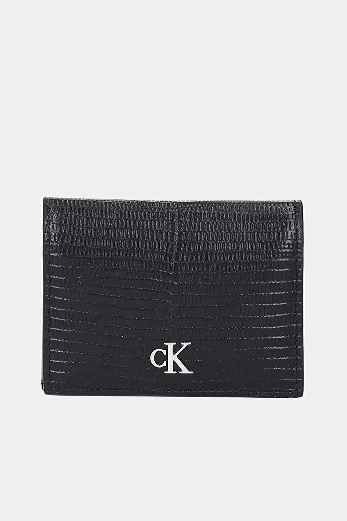 Calvin Klein Lizard Embossed Leat Kadın Siyah Cüzdan LV04F1068G-UB1
