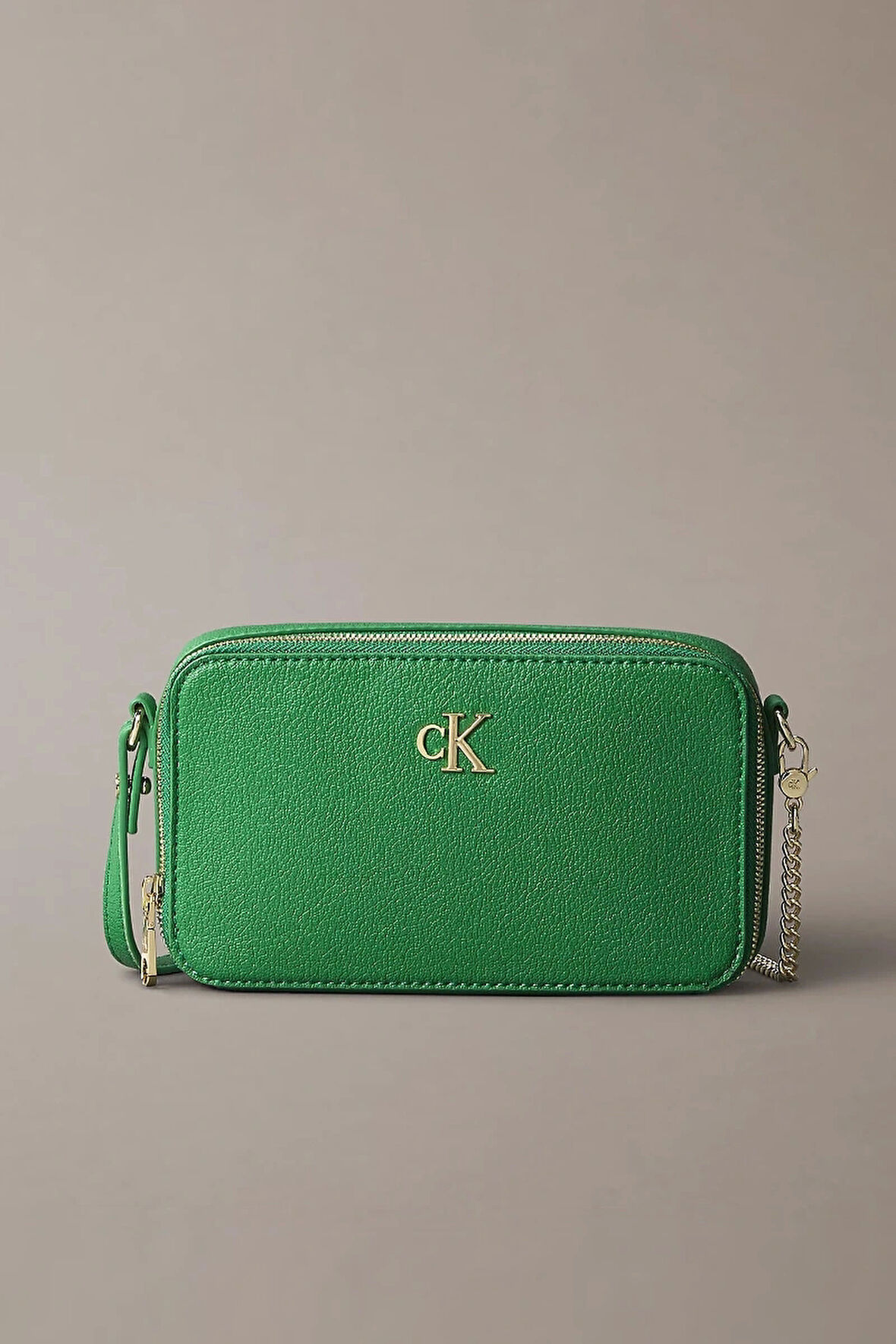 Calvin Klein Jeans Minimal Monogram Kadın Yeşil Omuz Çantası LV04K1086G-0K6