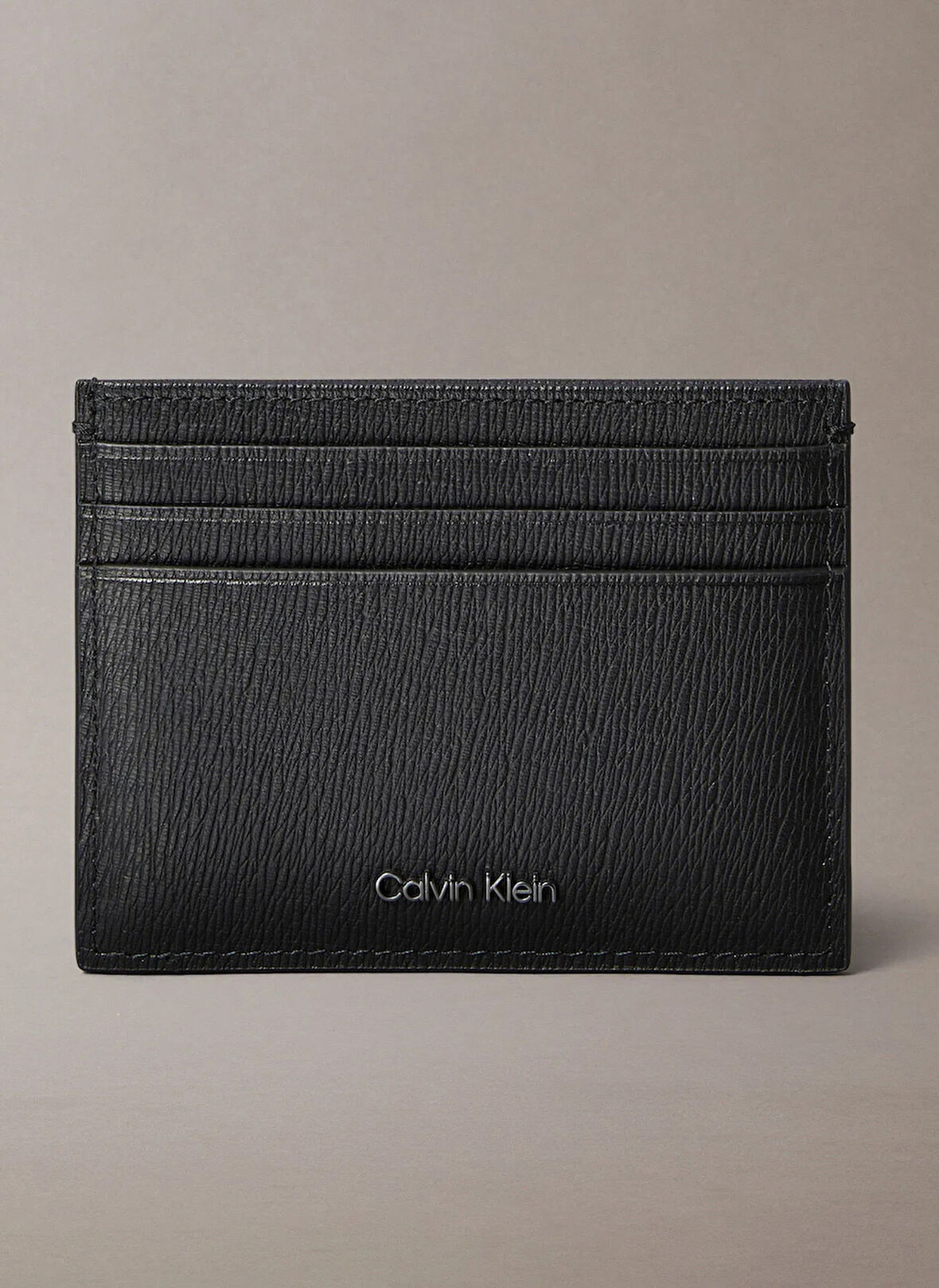 Calvin Klein Siyah Erkek Kartlık SAFFIANO CARD CASE