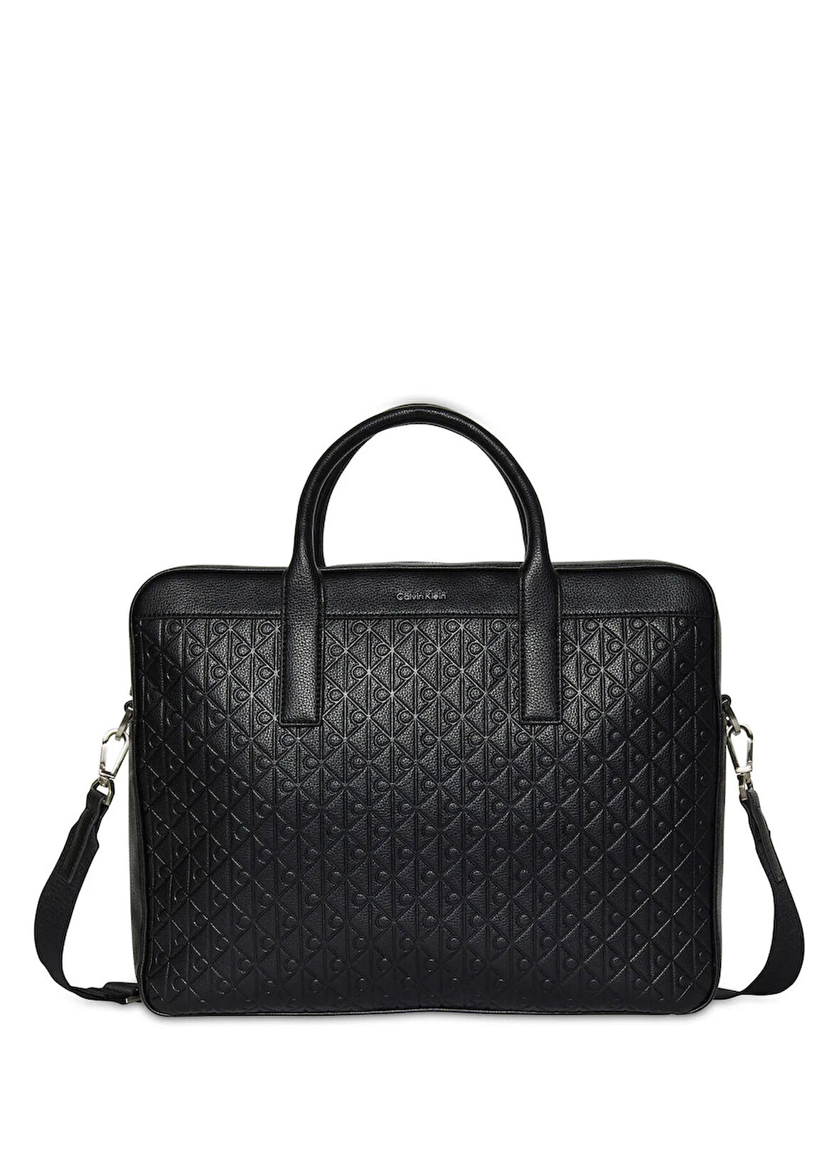 Calvin Klein Siyah Erkek Laptop Çantası EMBLEM EMBOSS COMMUTER