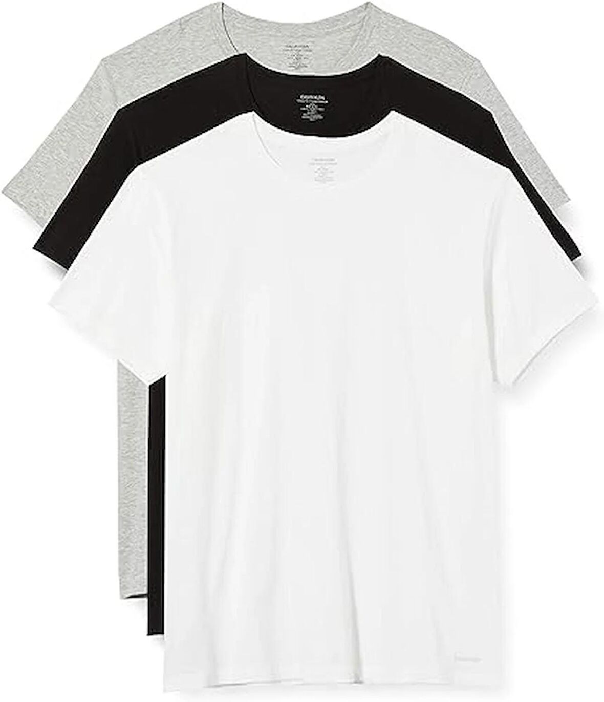 Calvin Klein 3'lü Erkek Siyah T-shirt