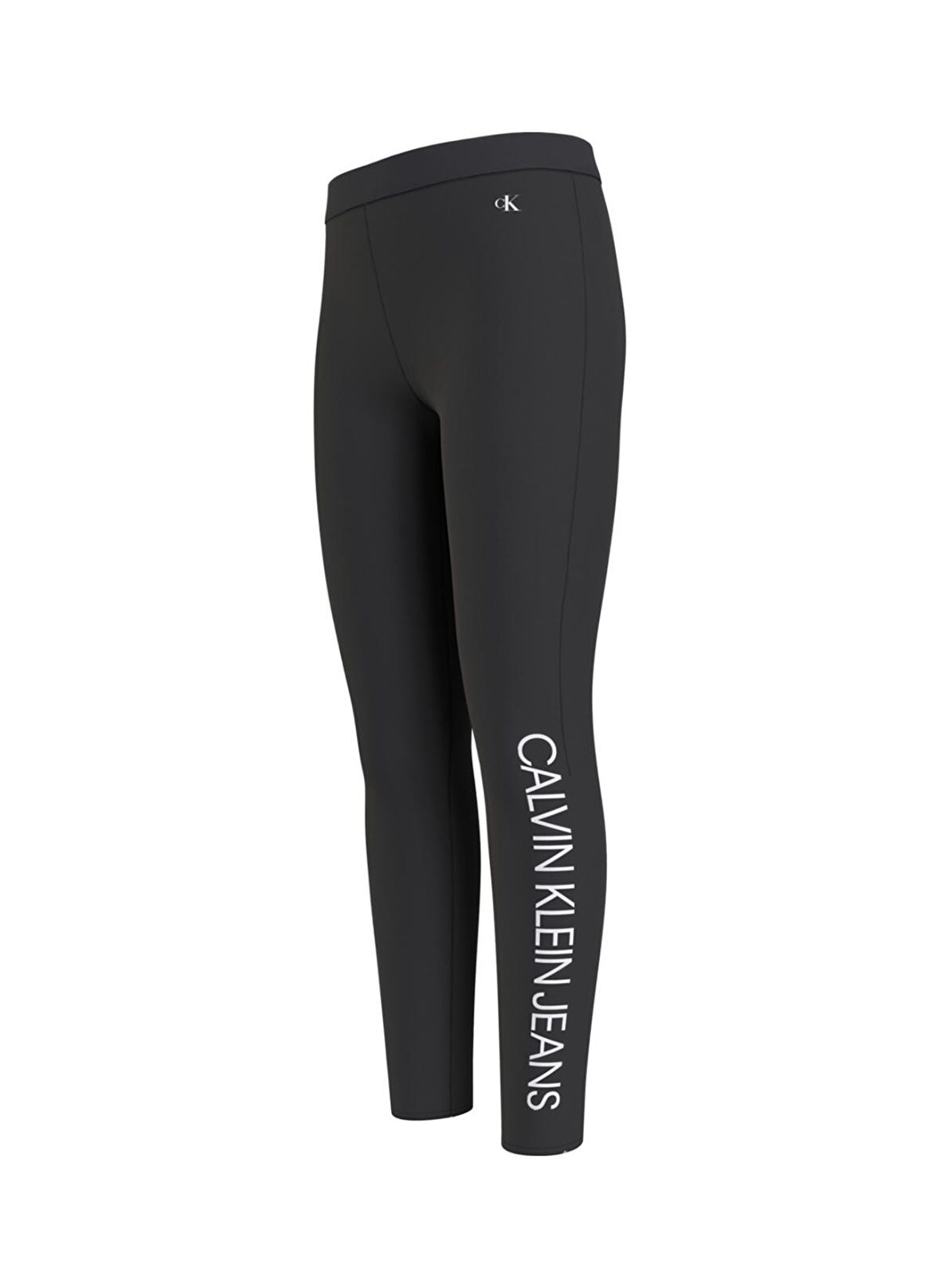 Calvin Klein Siyah Kız Çocuk Tayt LOGO LEGGING