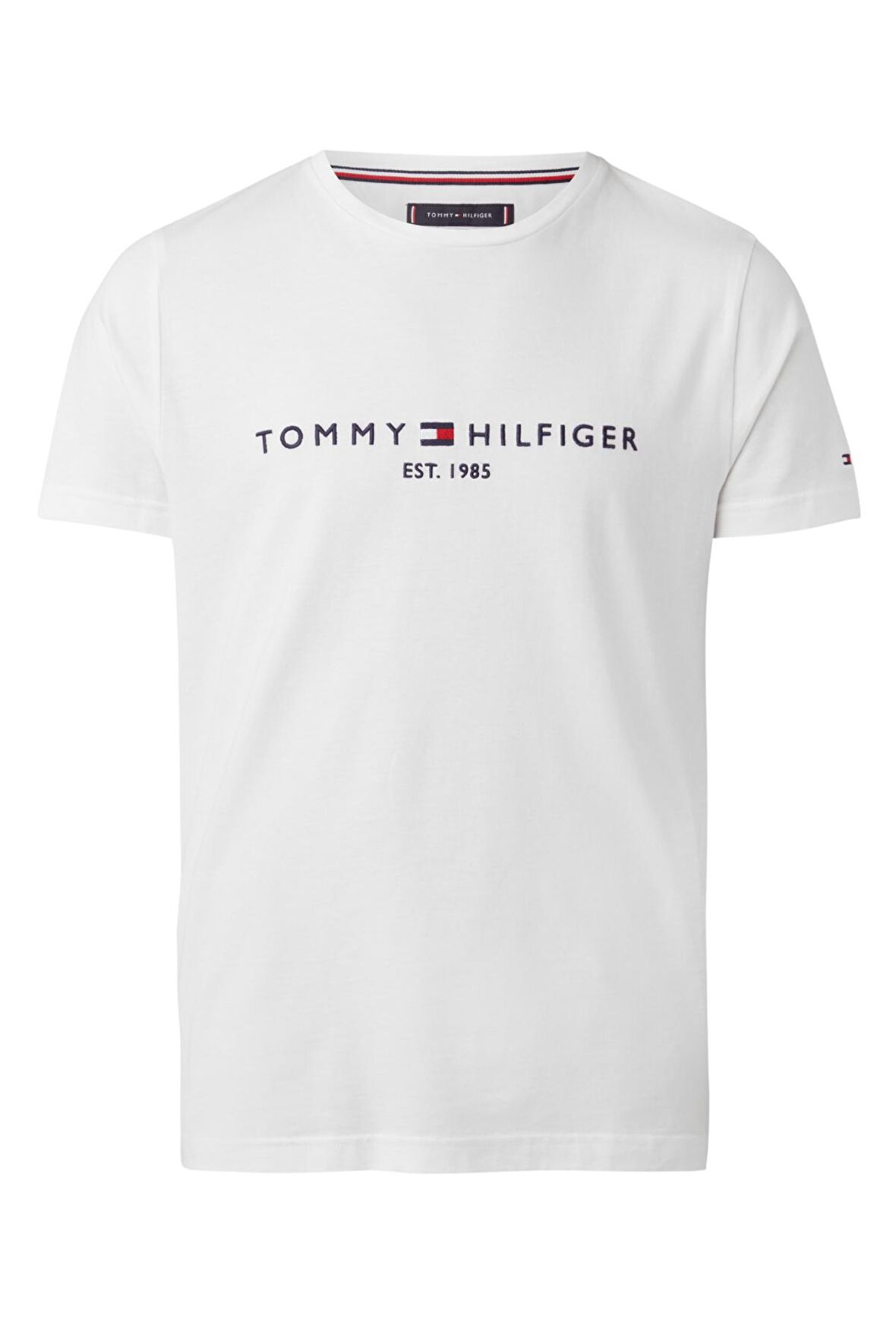 Core Tommy Logo Tee Erkek Tişört