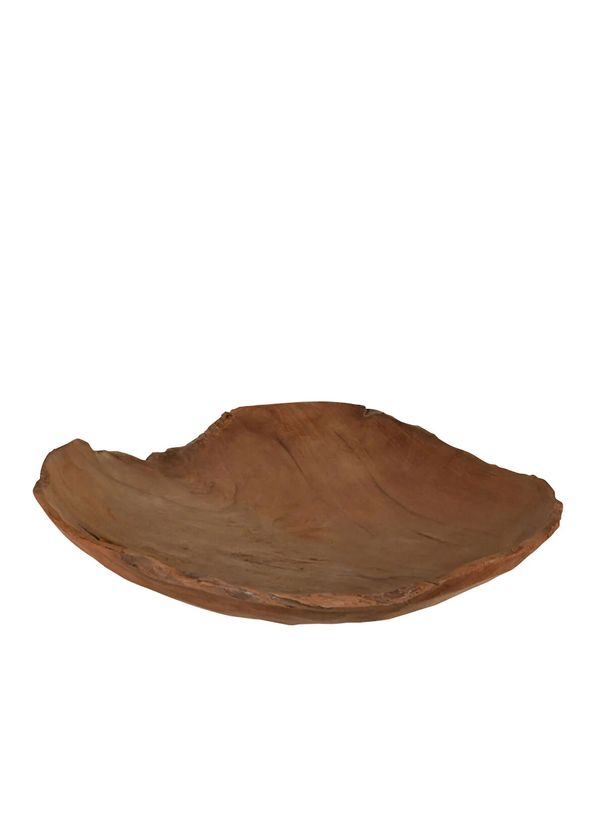 Boyner Evde Çok Renkli Dekoratif Tabak BOWL ROUND DIA 30CM TEAK WOOD