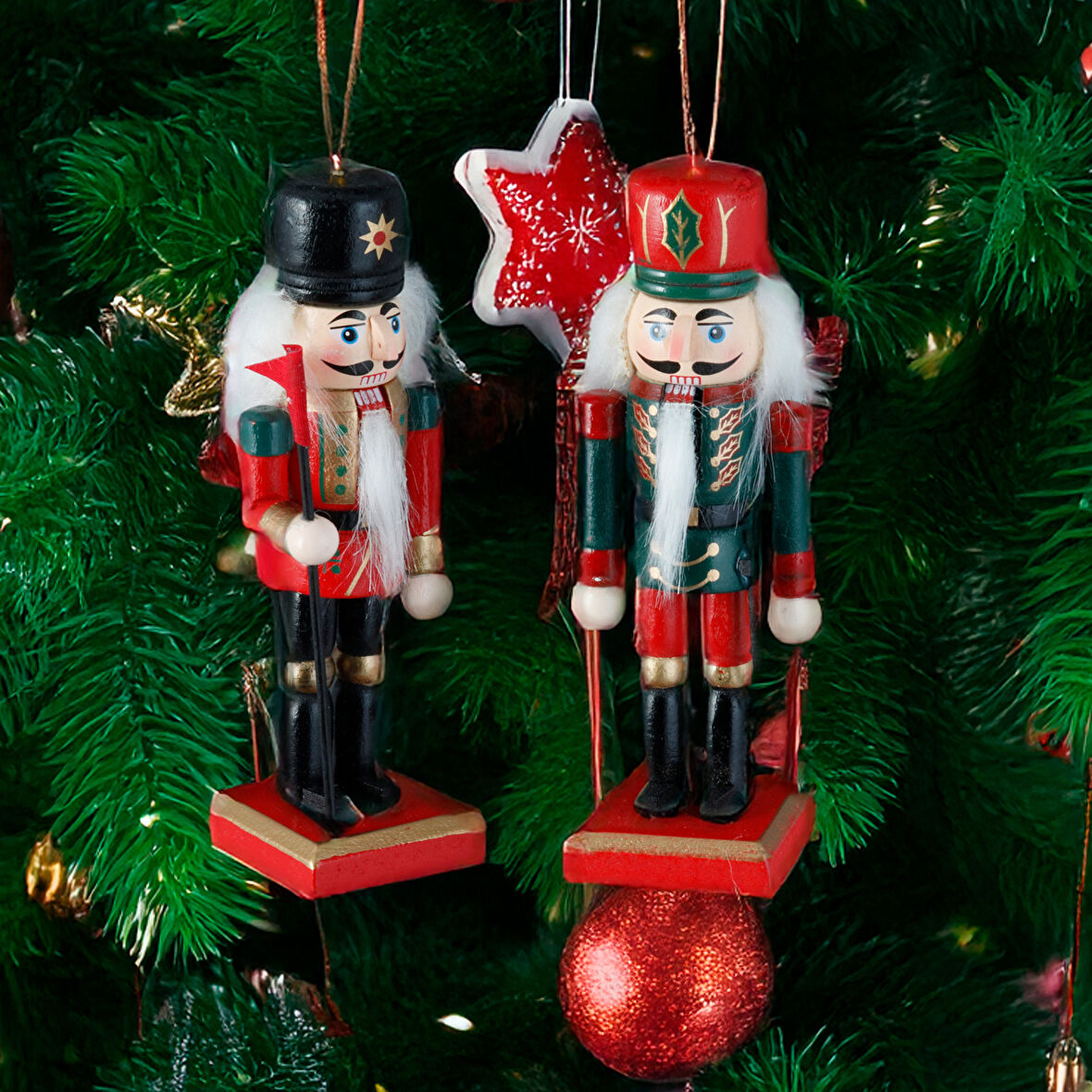 Koopman New Year 2 Parça Nutcracker 12 cm