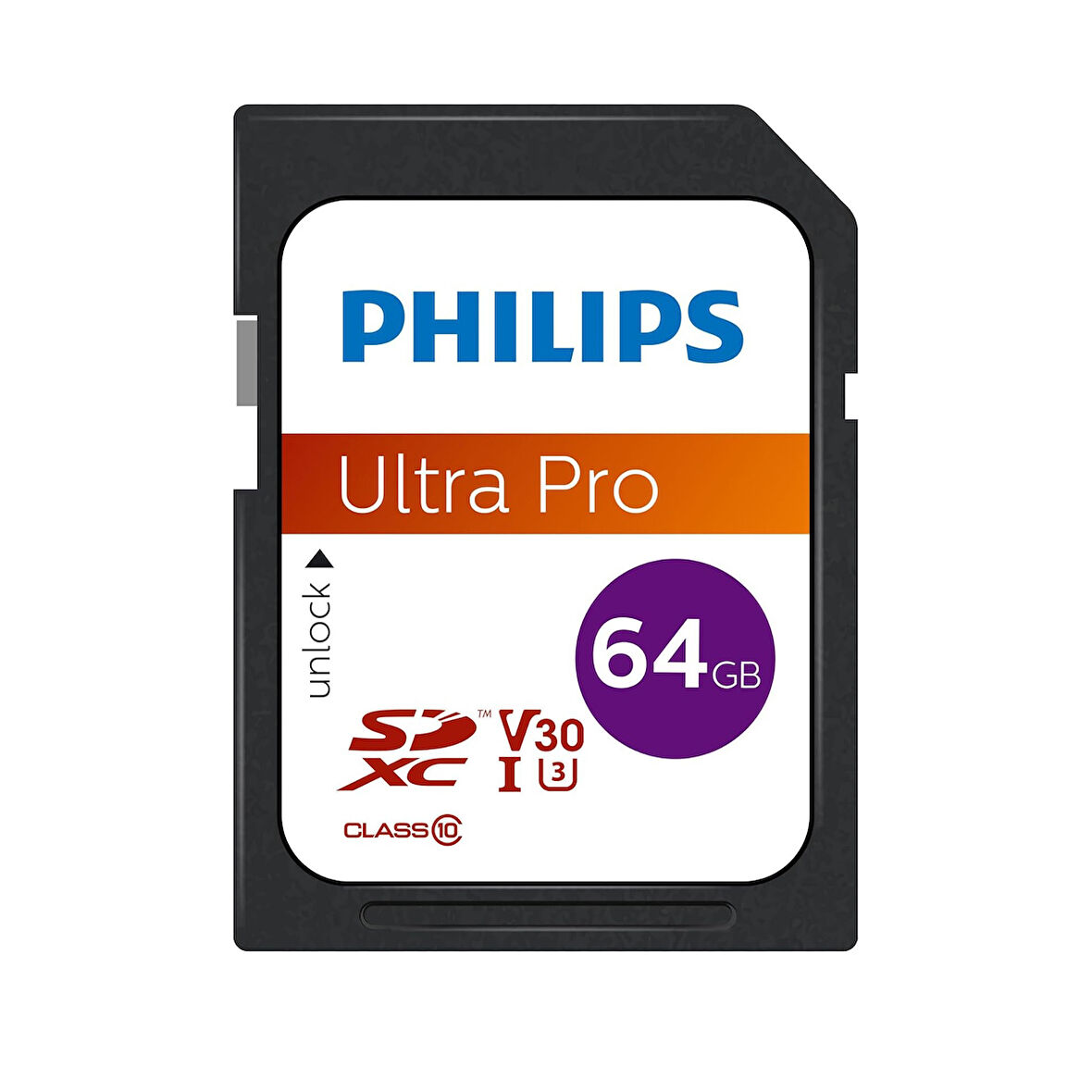 Philips Ultra Pro 64GB SDXC UHS-I U3 V30 Class10 Hafıza Kartı
