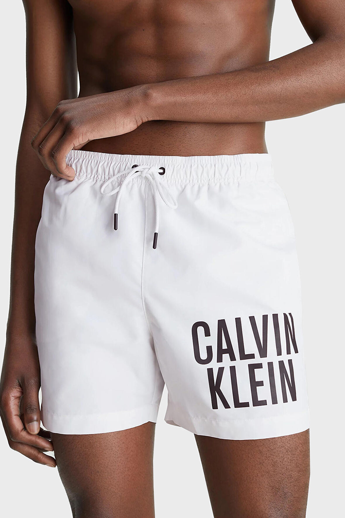 Calvin Klein Beyaz Erkek Şort Mayo