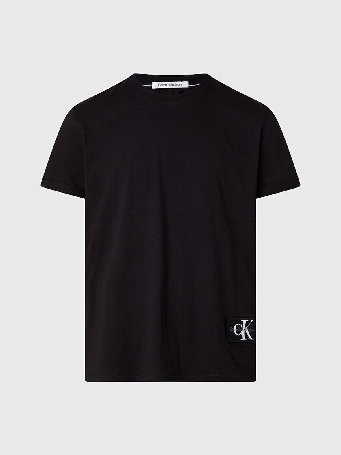CALVIN KLEIN BADGE TURN UP SLEEVE T-Shirt