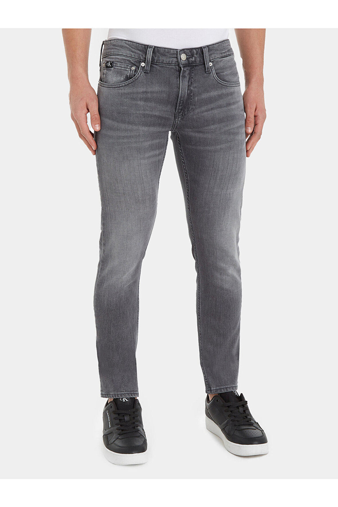 Erkek Denim Kumaş Normal Bel Düz Model Gri Jeans J30J323861-1BZ