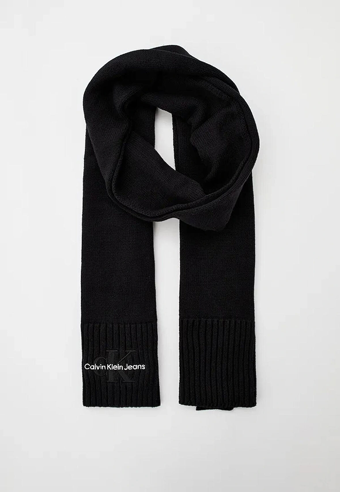 Calvin Klein Monologo Embro Knit Scarf Şal/Atkı Kadın