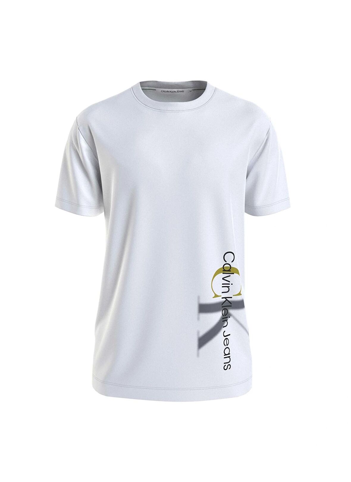 Calvin Klein Jeans Baskılı Beyaz Erkek T-Shirt J30J324783YAF
