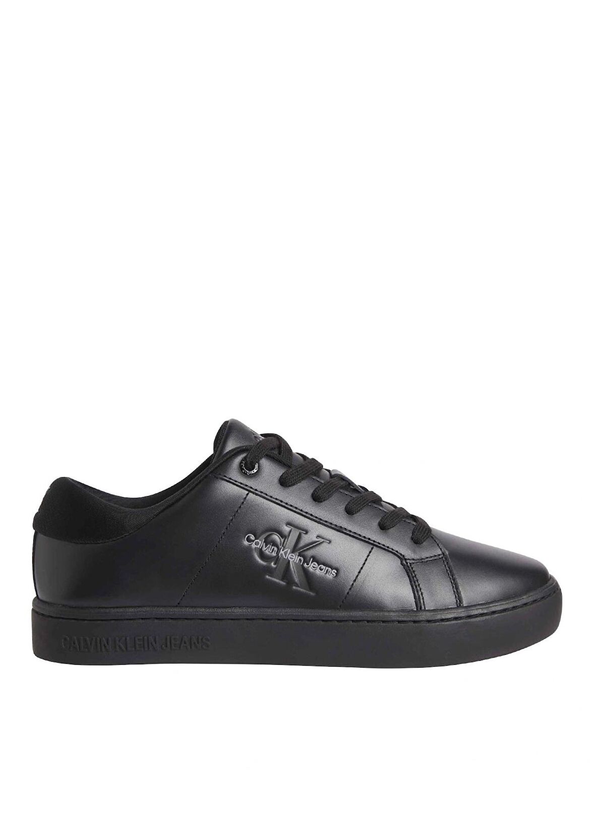 Calvin Klein Siyah Erkek Deri Sneaker CLASSIC CUPSOLE LOW ML LTH