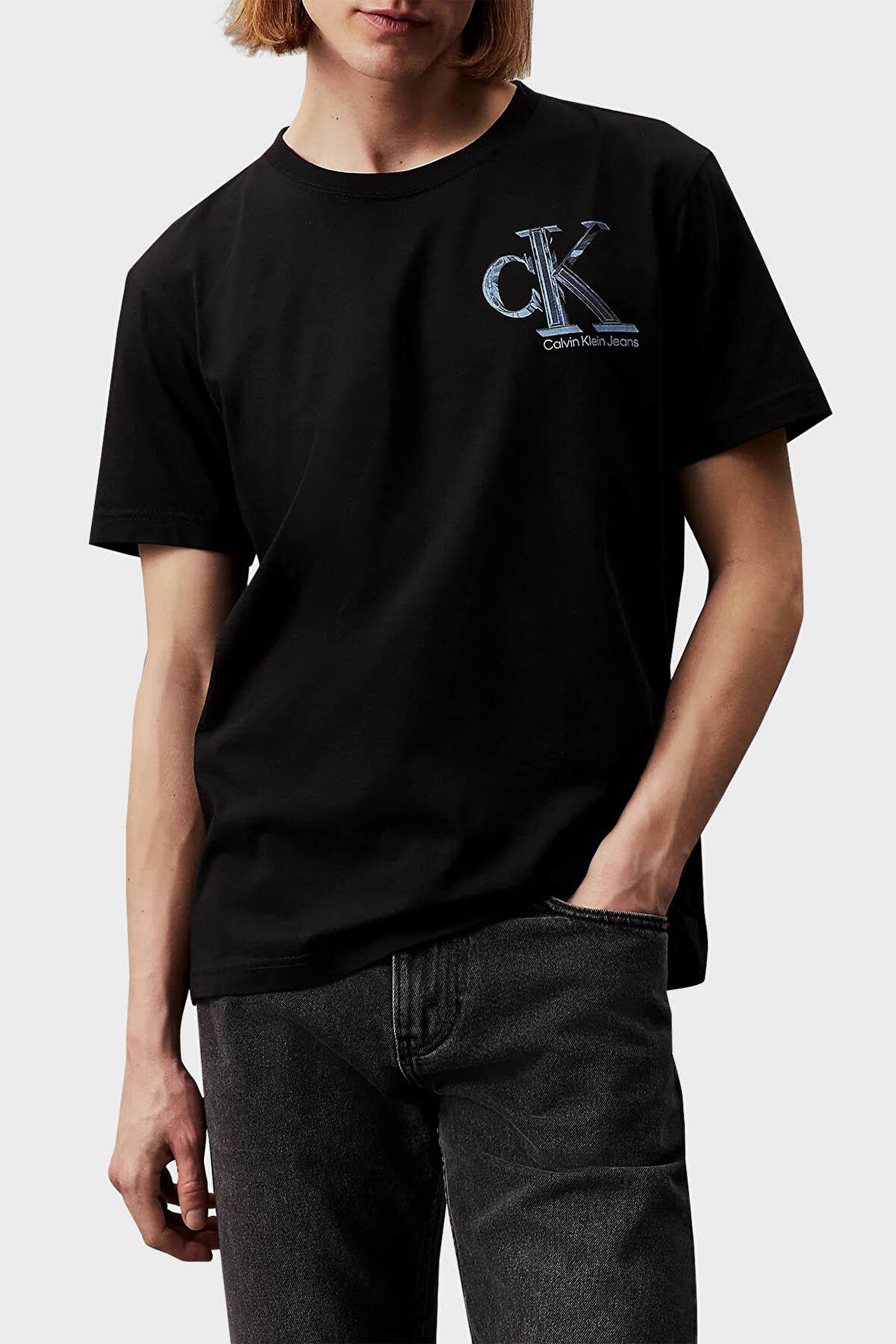 Calvin Klein Erkek T Shirt J30J325498 BEH
